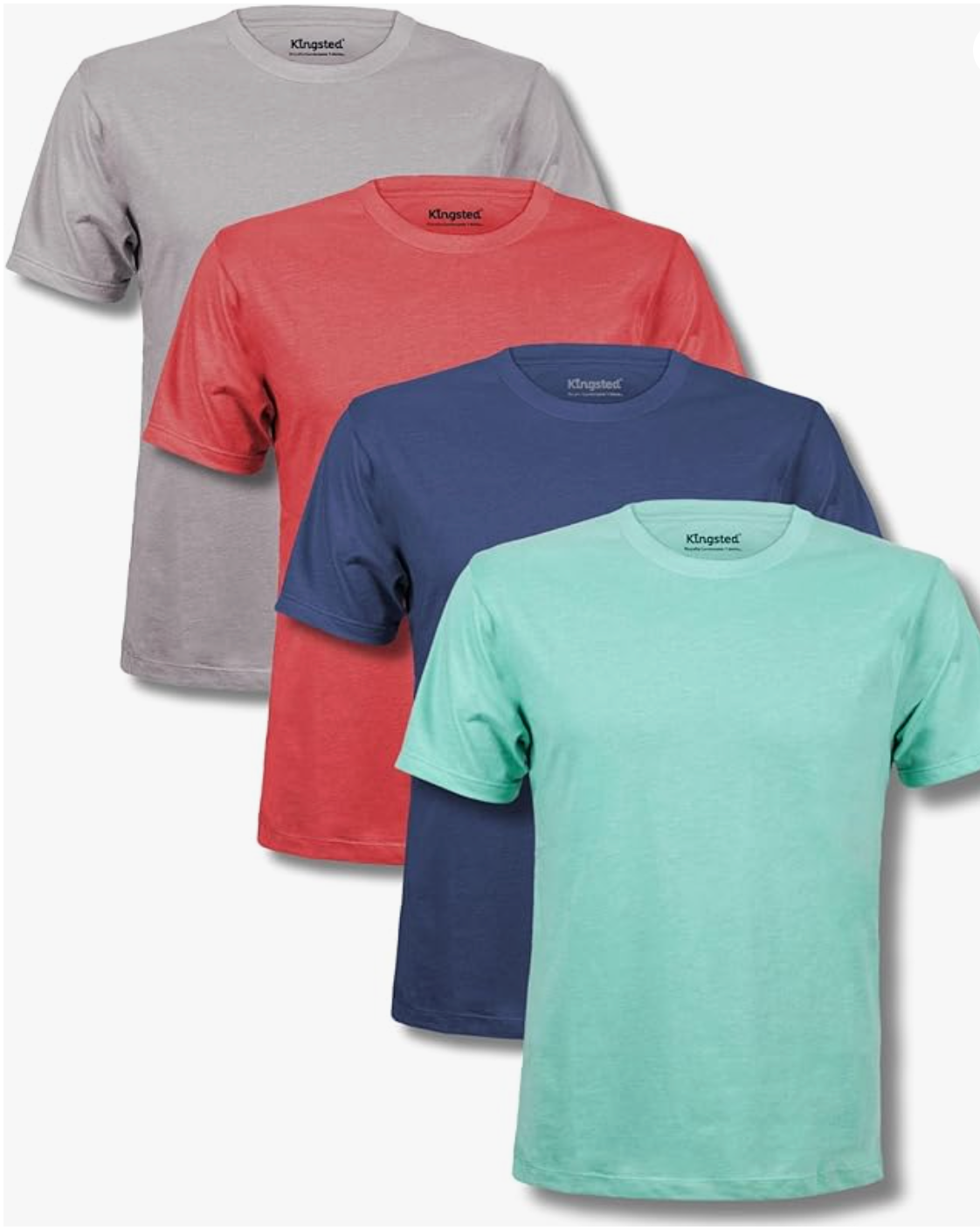 Kingsted - Camisetas para hombre bien confeccionadas, comodidad real, tela supersuave, estilo clásico