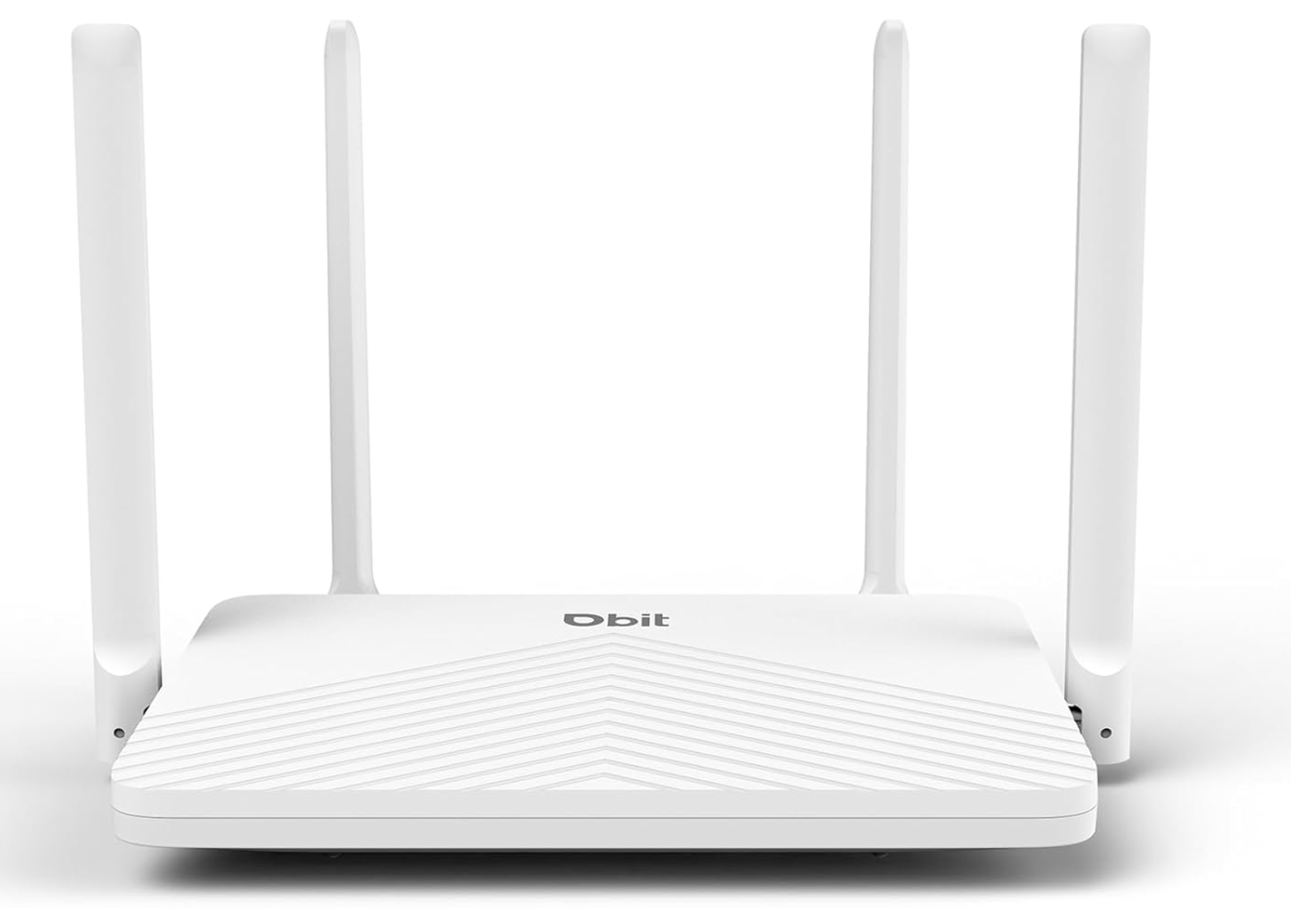 Router WiFi DBIT AC1200 2.4GHz +5GHz de doble banda MU-MIMO con 4 puertos Gigabit Ethernet, 4 x 5dBi antenas, modo puente y repetidor, EasyMesh, red de invitados (T18-21K