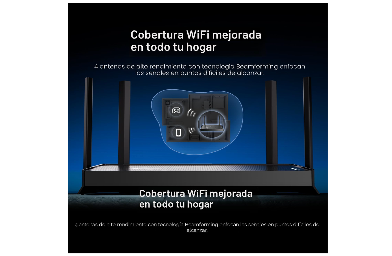 TP-Link Dual-Band BE3600 Wi-Fi 7 Router Archer BE230 | 4-Stream | Puertos 2×2.5G + 3×1G, USB 3.0, Quad Core de 2.0 GHz, 4 Antenas | VPN, EasyMesh, HomeShield, MLO, IoT Privado | Soporte Experto