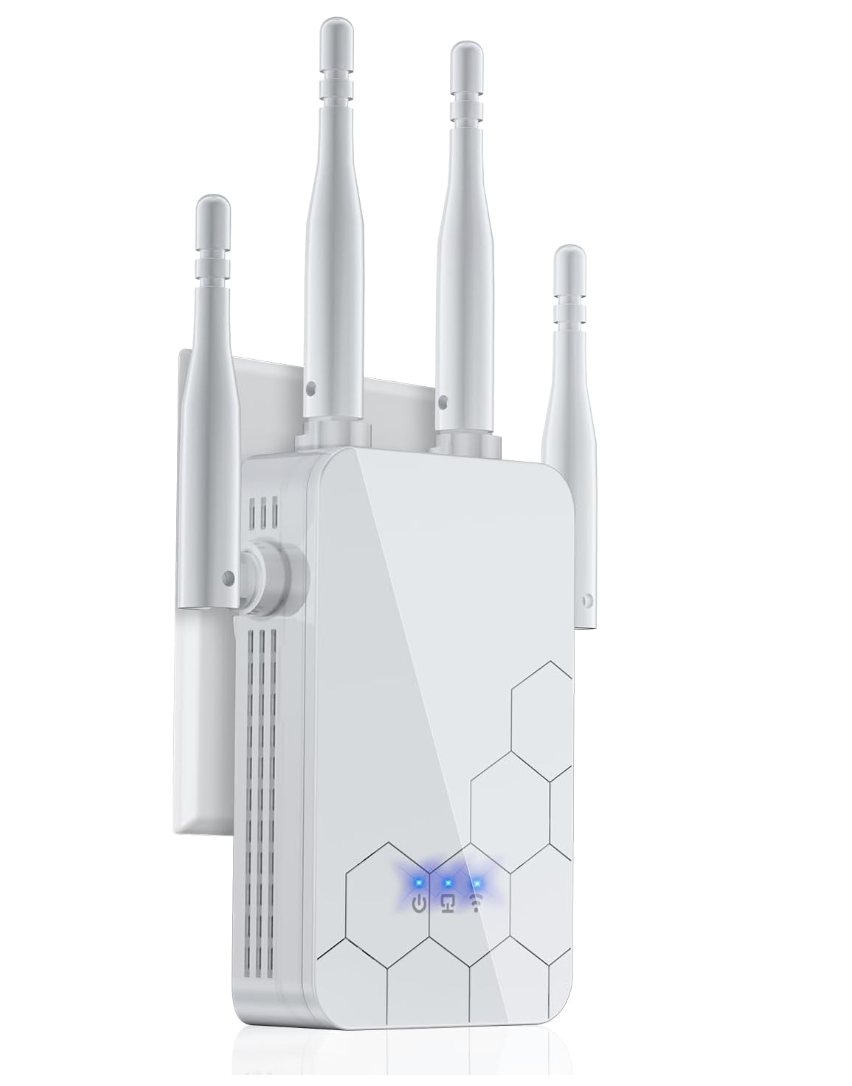 Amplificador de Internet Extensor WiFi 2026, repetidor de largo alcance de 10000 pies cuadrados, amplificador de enrutadores inalámbricos, Wi-Fi de malla 80% más rápido, más amplio que nunca, admite